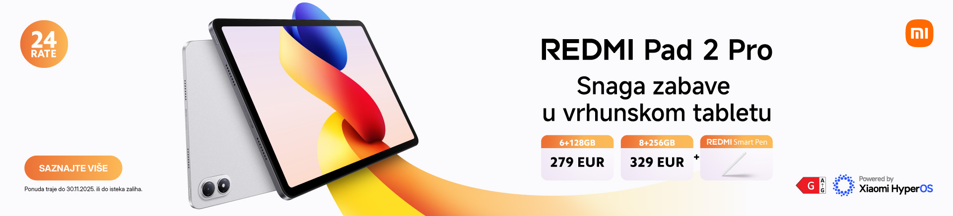 Redmi Pad 2 Pro poklon Pen 11/25 HRV-202510-14768-REDMI PAD 2 PRO BUNDLE_MOBILE 760x872.jpg