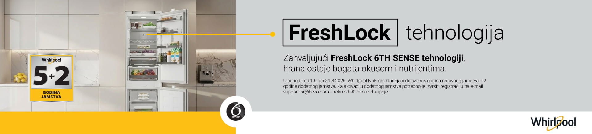 Whirlpool 5+2 godina jamstva