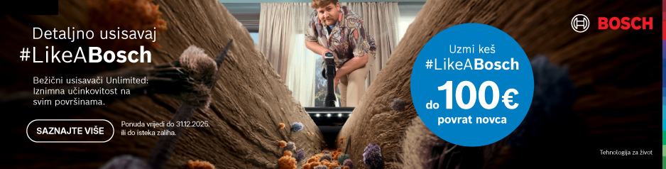 Bosch štapni usisavači cashback
