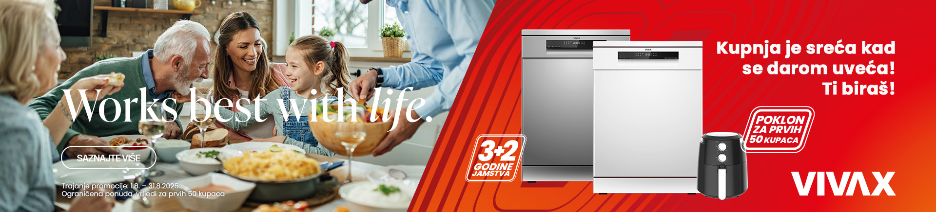 VIVAX Promocija kolovoz 2025 Perilice posudja + poklon friteza MOBILE 760x872.jpg