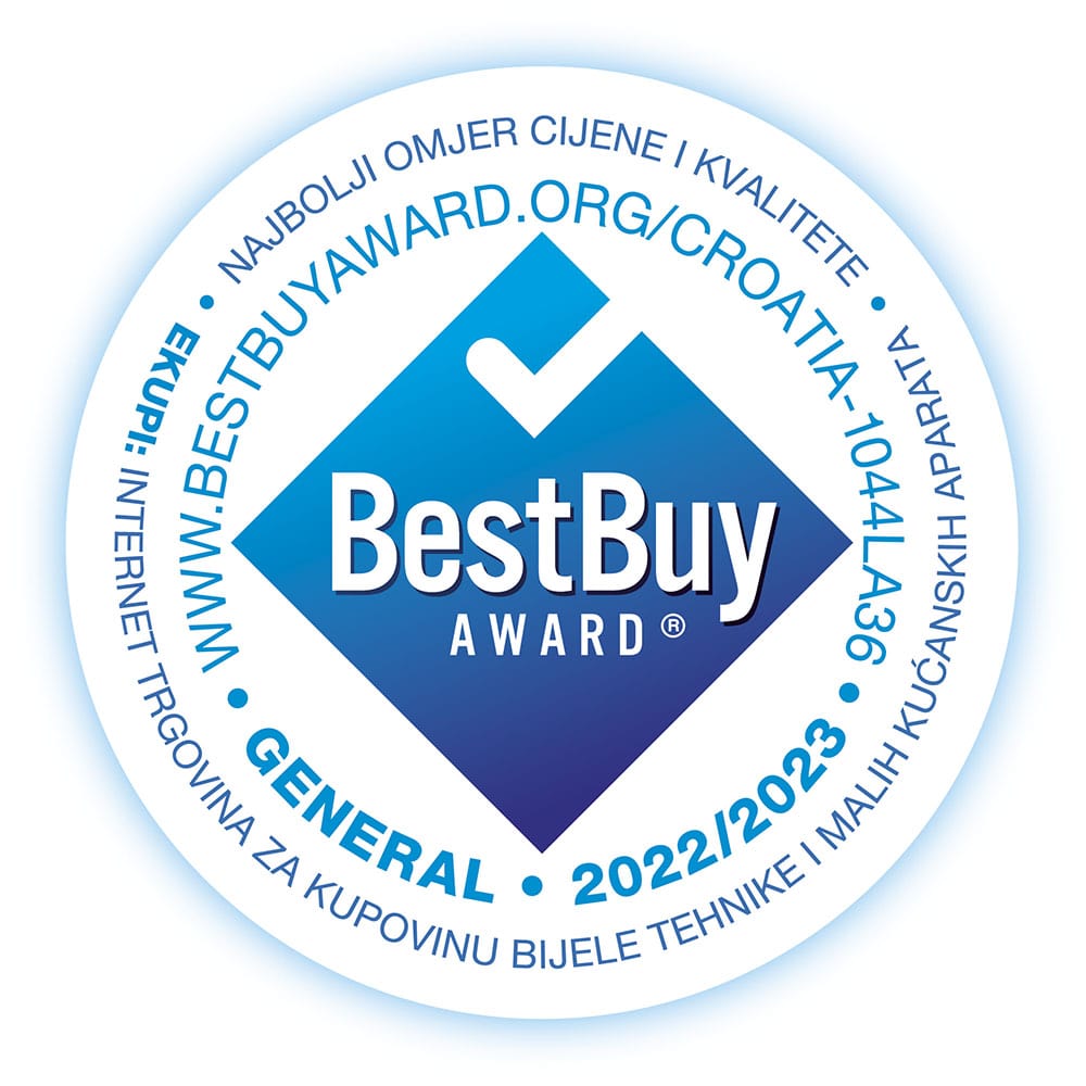 Best Buy nagrada najbolja internet trgovina za kupovinu bijele tehnike i malih kućanskih aparata