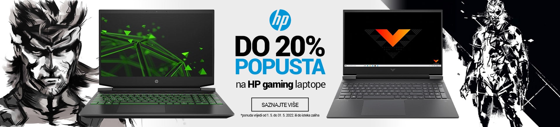 HP gaming stolice do 20% popusta