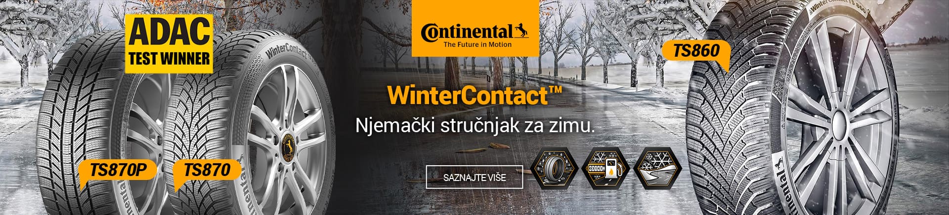 Continental gume WinterContact TS 2022