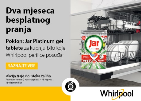 Poklon Jar Platinum gel tablete za kupnju perilice posuđa