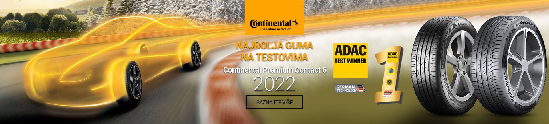 Continental auto gume 2022
