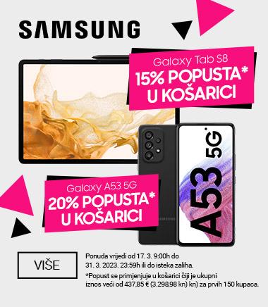 Samsung Galaxy A53 i Tab s8