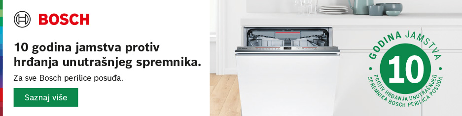 10 godina jamstva protiv hrđanja unutrašnjeg spremnika