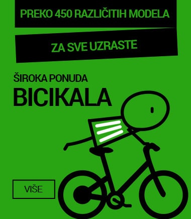 Široka ponuda bicikala