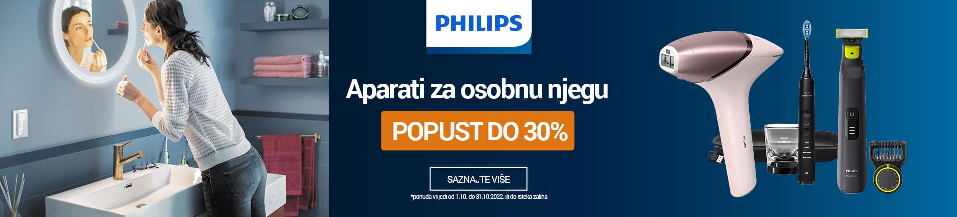 Philips - Aparati za osobnu njegu popust do 30%