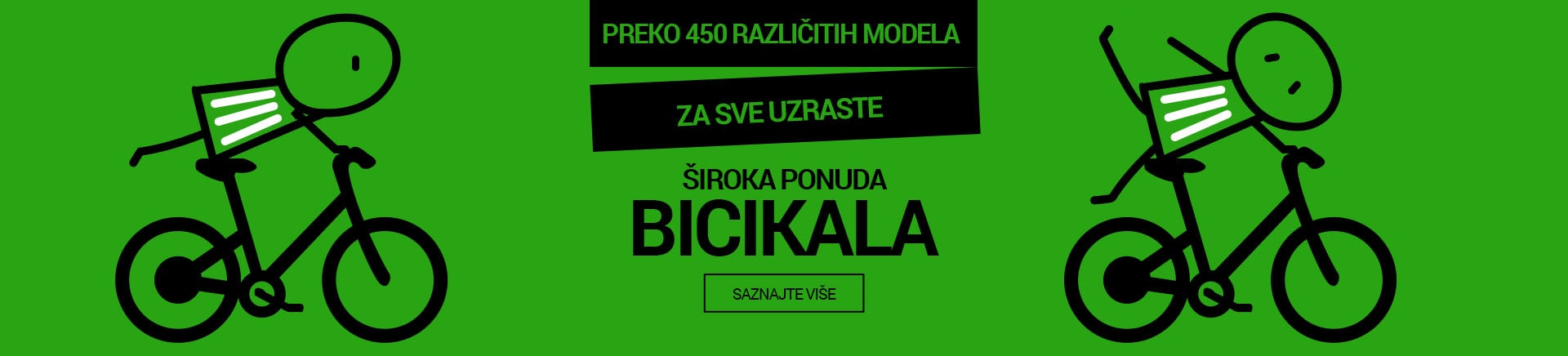 Široka ponuda bicikala