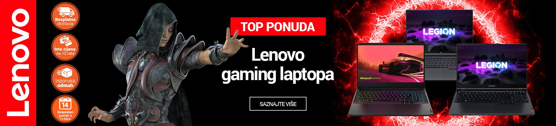 Lenovo Top ponuda - Lenovo Gaming Laptopi 27.5.