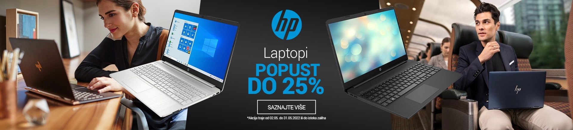 HP Laptopi 25% popusta