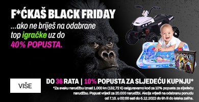 Black Friday 2022 do 40% popusta  na igračke