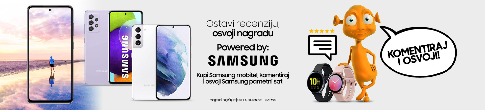 Kupi Samsung mobiteli komentiraj i osvoji pametni sat