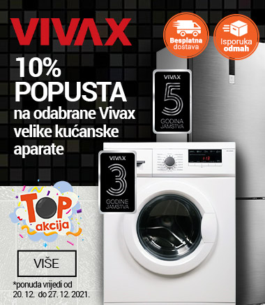 Vivax bijela tehnika odabrani veliki kuÄanski aparati na popustu 10%