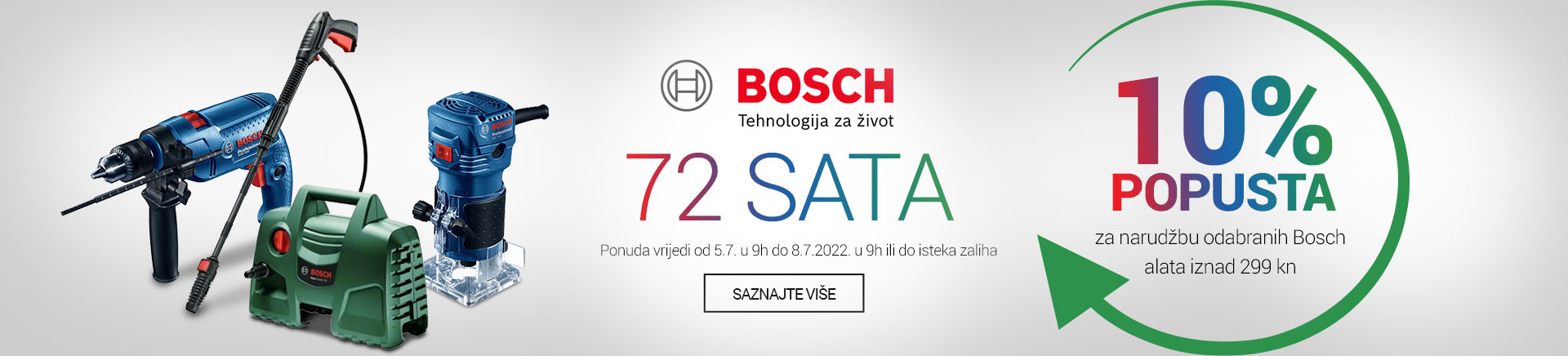 72 sata Bosch alata - 10% popusta