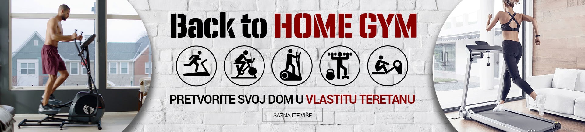 Back to home gym - fitness sprave i oprema akcija