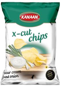 Kanaan čips luk i vrhnje 140g Kanaan čips luk i vrhnje 140g