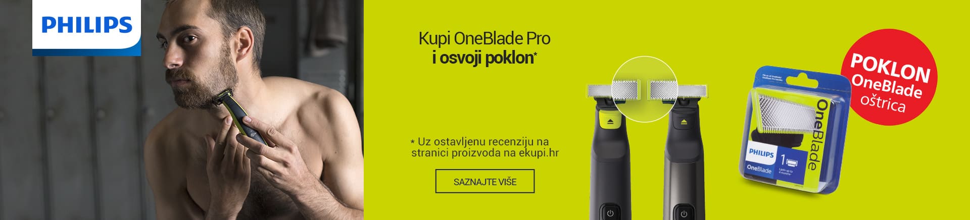 Philips OneBlade pro + poklon