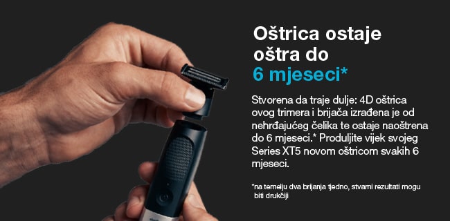 Braun Series XT5 trimer - oštrica ostaje oštra do 6 mjeseci Braun Series XT5 trimer - oÅ¡trica ostaje oÅ¡tra do 6 mjeseci