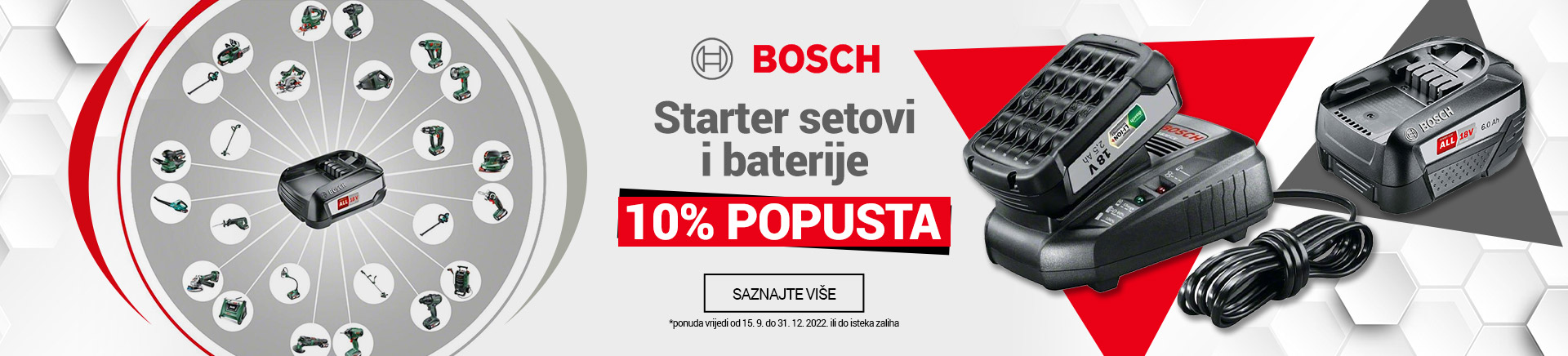 Bosch starter setovi i baterije do 10% popusta