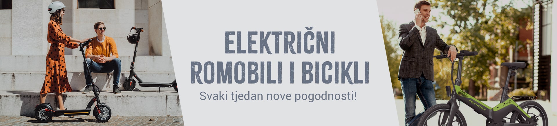 Električni romobili, skuteri i bicikli