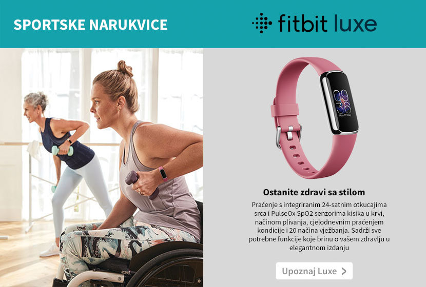 Sportske narukvice fitbit luxe