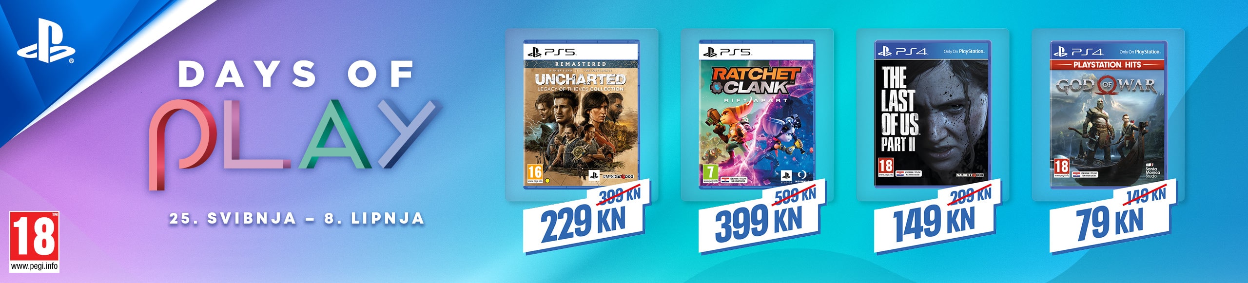 Playstation - Days of play : popusti na PS5 igre