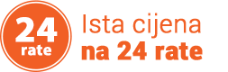 Ista cijena na 24 rate